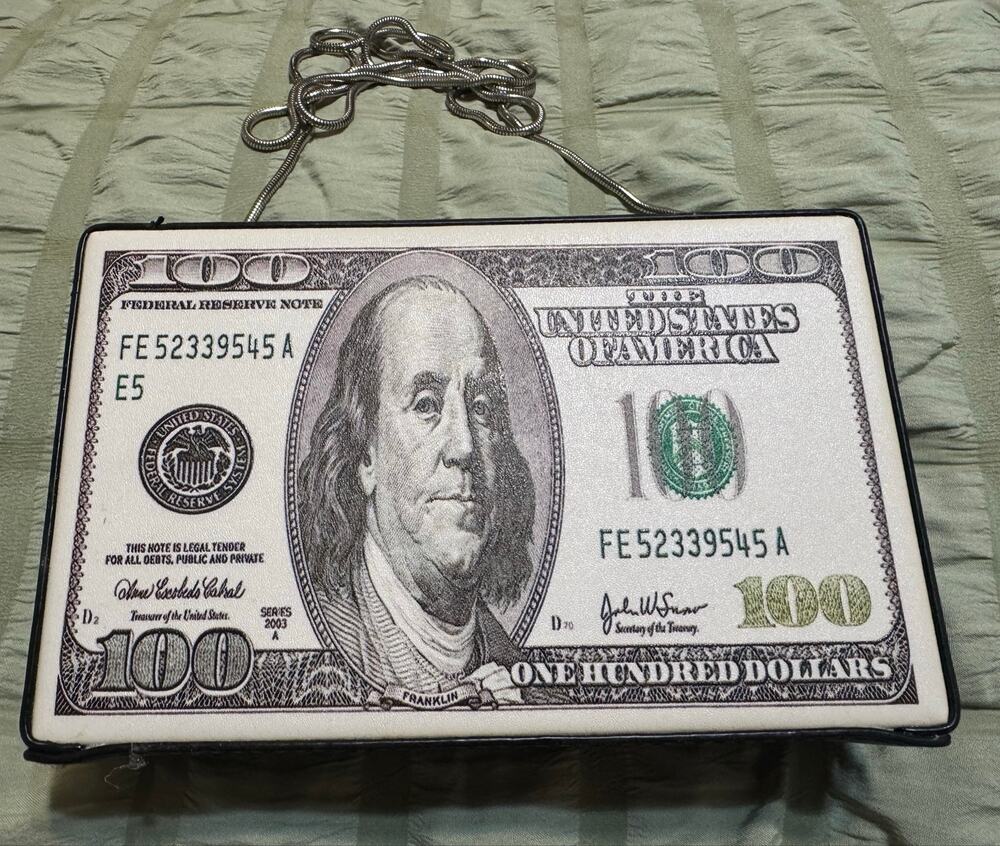 Novelty $100 Bill Benjamin Franklin Purse
